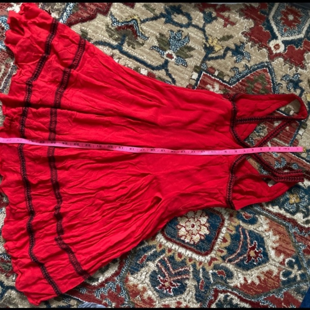 FP red mini dress